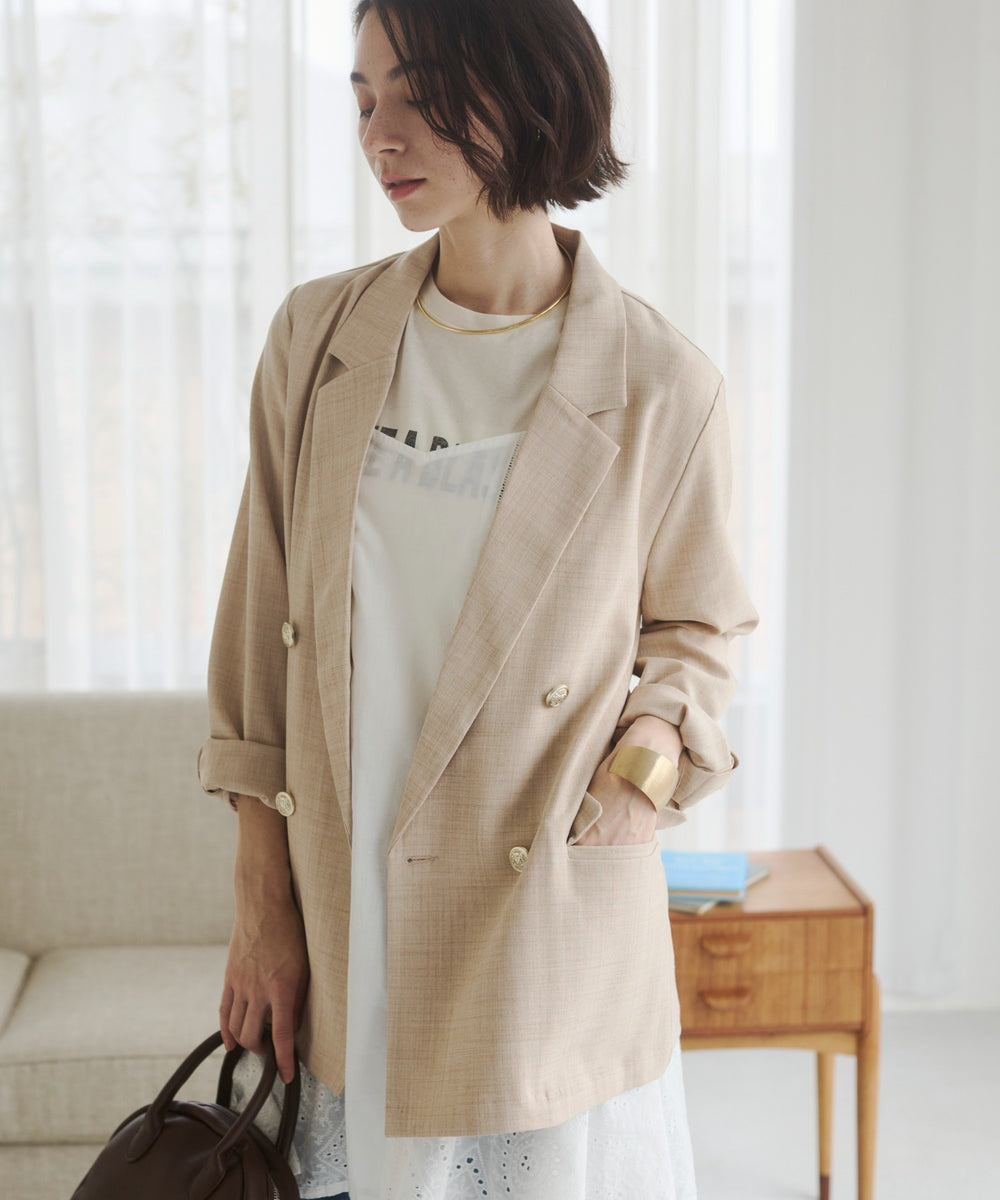 リネンライクジャケット