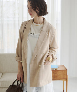 リネンライクジャケット