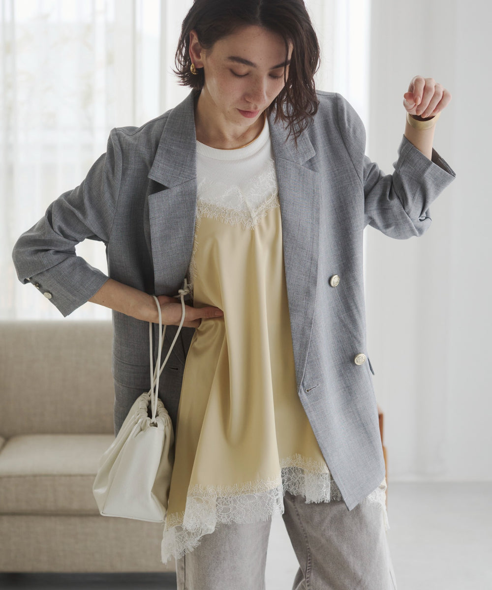リネンライクジャケット