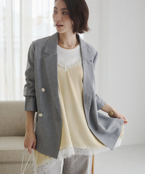 リネンライクジャケット