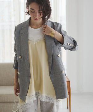 リネンライクジャケット