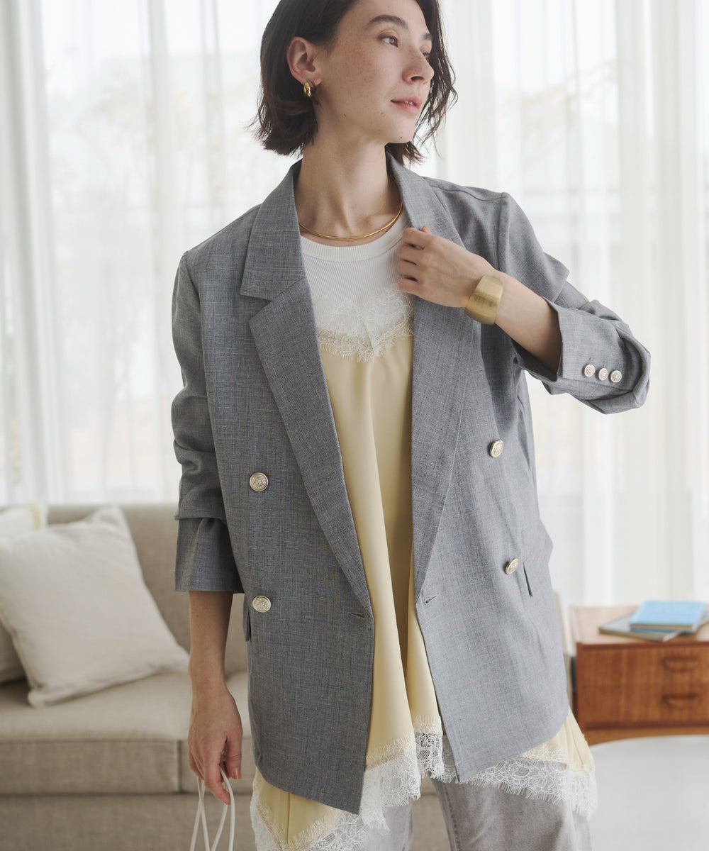 リネンライクジャケット