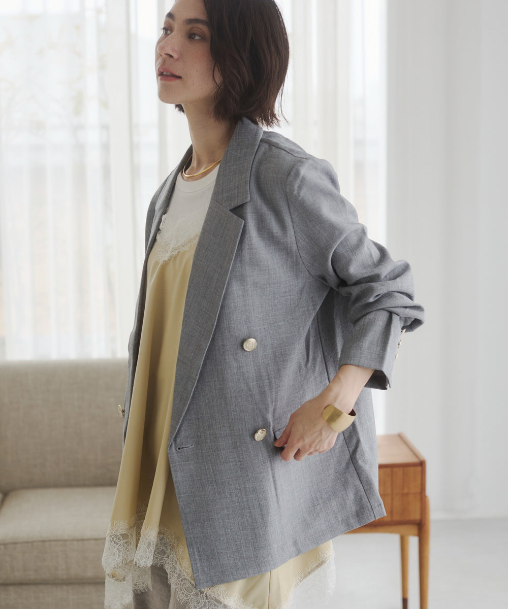 リネンライクジャケット