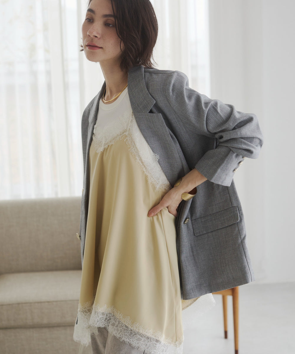 リネンライクジャケット