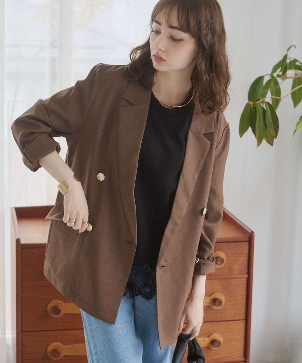 リネンライクジャケット