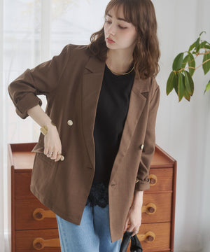 リネンライクジャケット