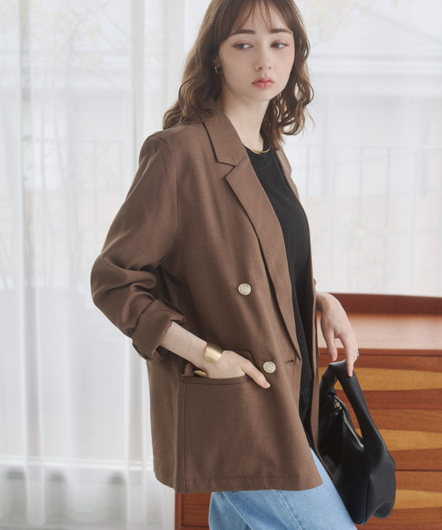 リネンライクジャケット