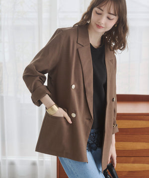 リネンライクジャケット