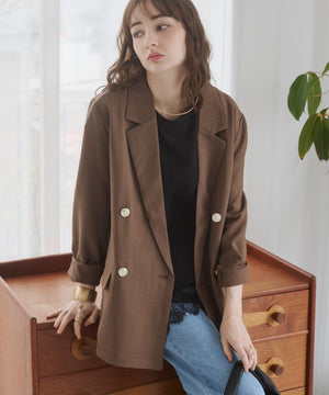 リネンライクジャケット