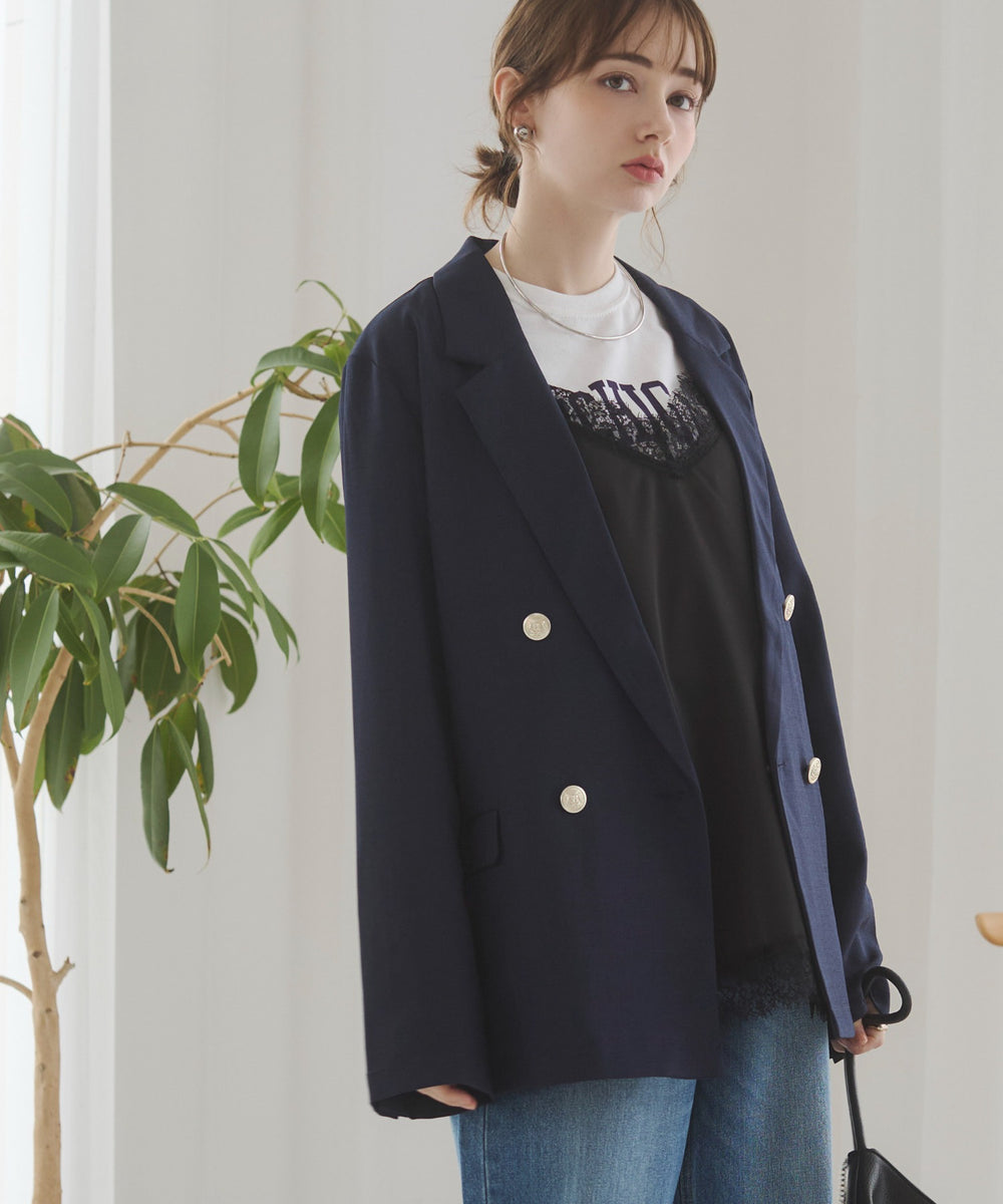 リネンライクジャケット