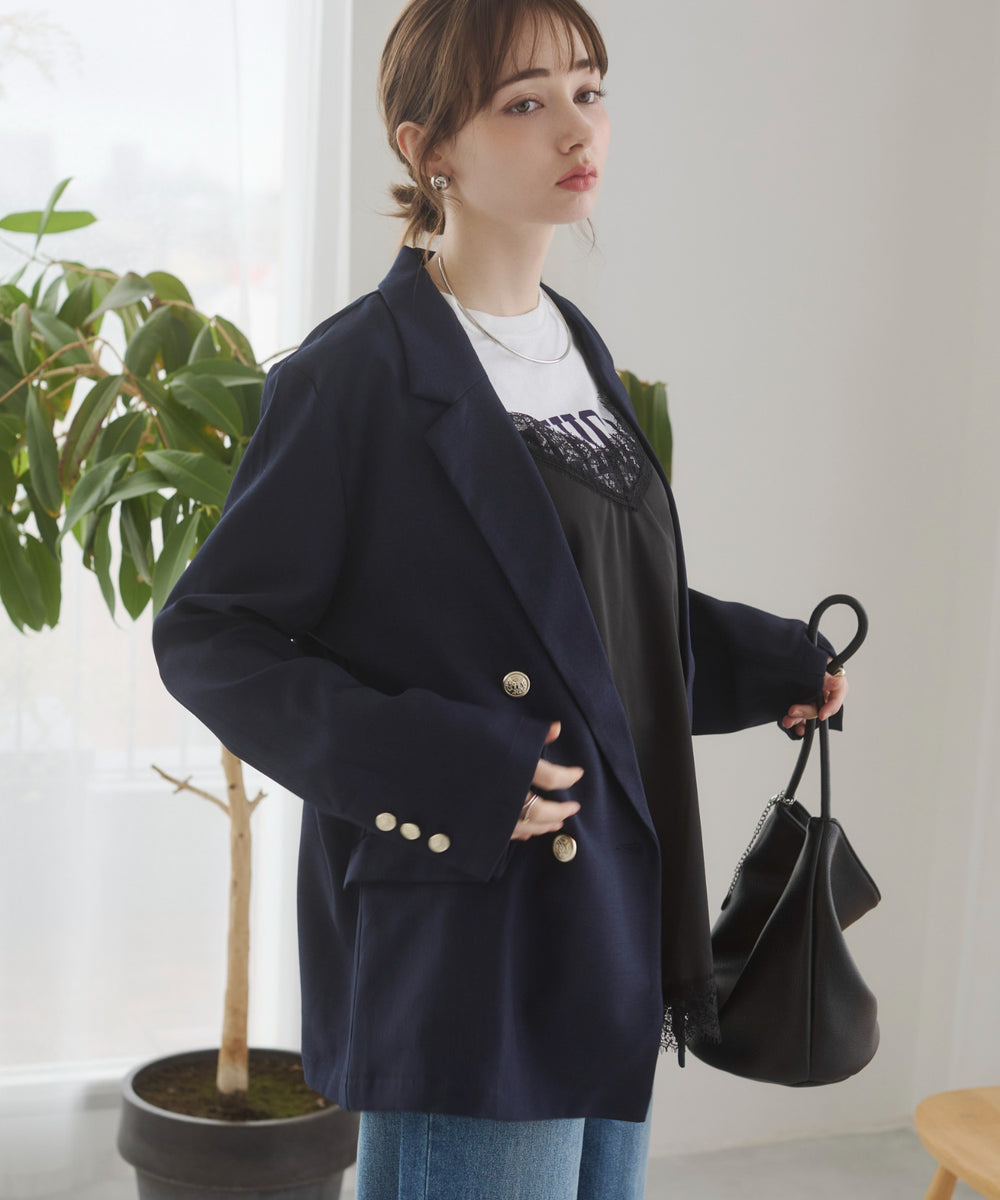 リネンライクジャケット