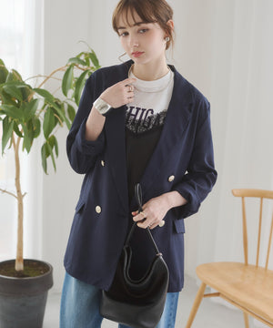 リネンライクジャケット