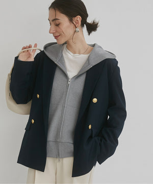 金ボタンダブルブレザージャケット