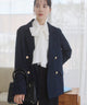 金ボタンダブルブレザージャケット