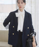 金ボタンダブルブレザージャケット