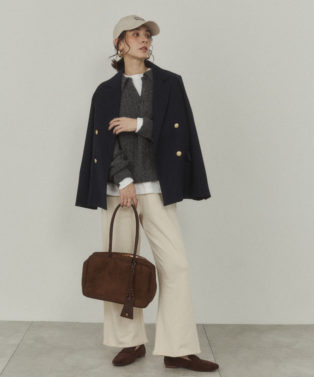 金ボタンダブルブレザージャケット