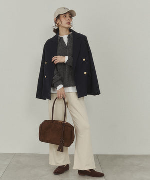 金ボタンダブルブレザージャケット