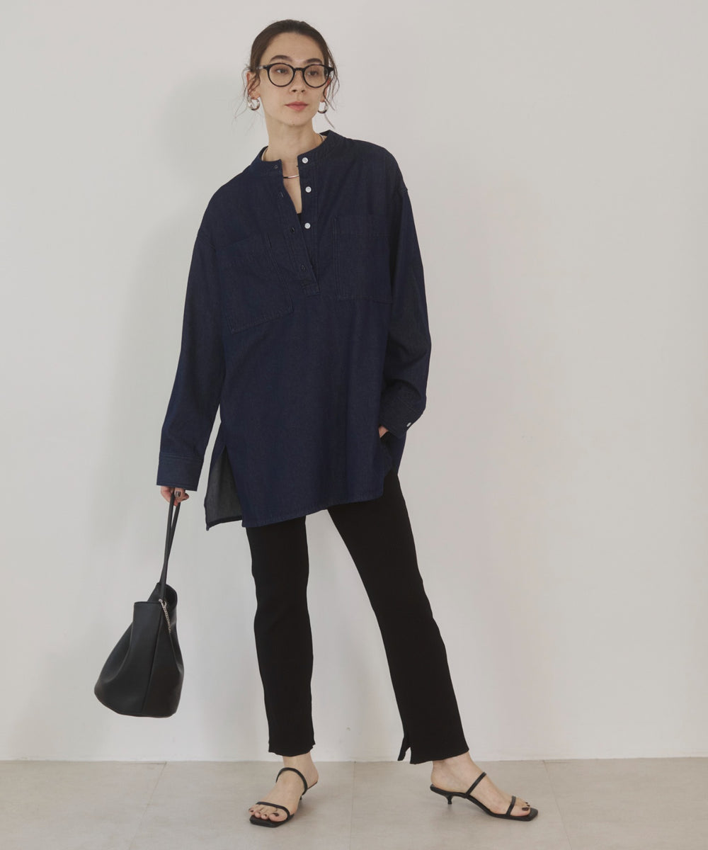 デニムチュニックシャツ