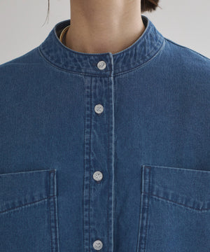 デニムチュニックシャツ