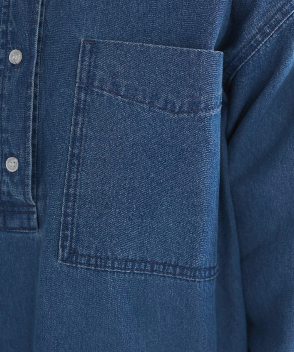 デニムチュニックシャツ