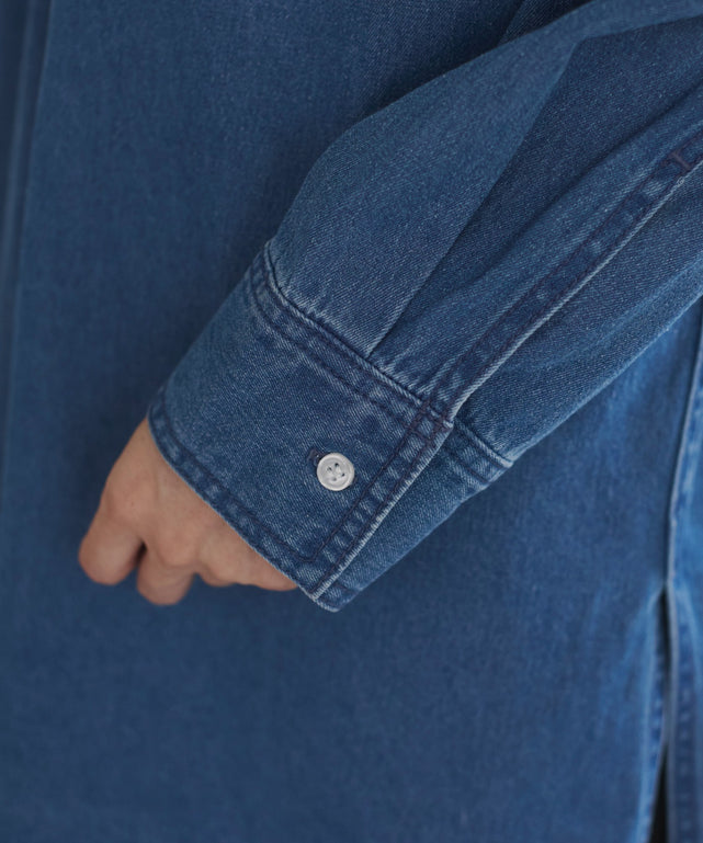 デニムチュニックシャツ