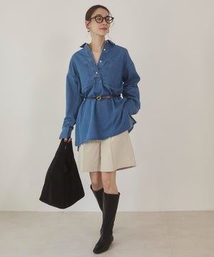 デニムチュニックシャツ