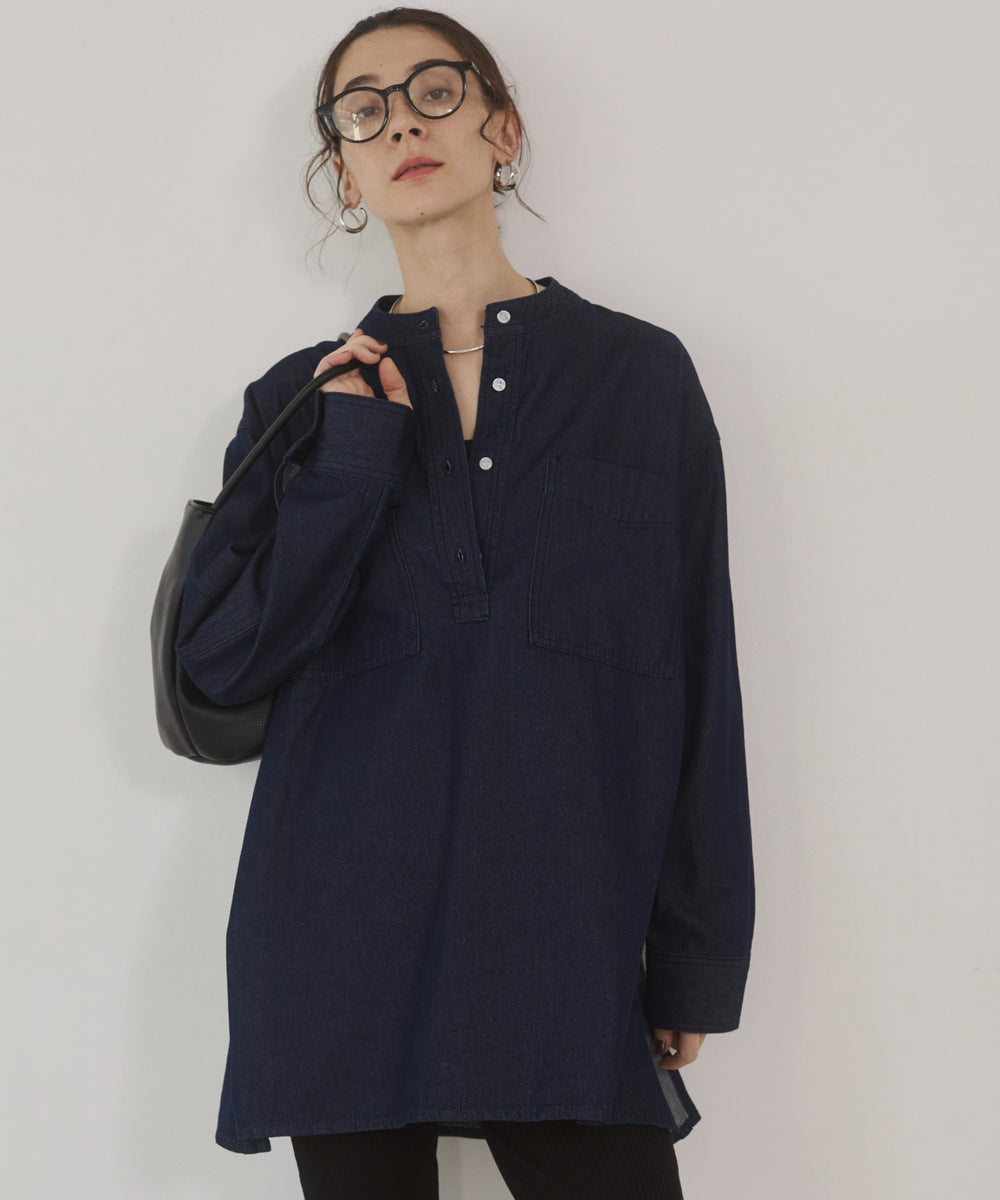 デニムチュニックシャツ