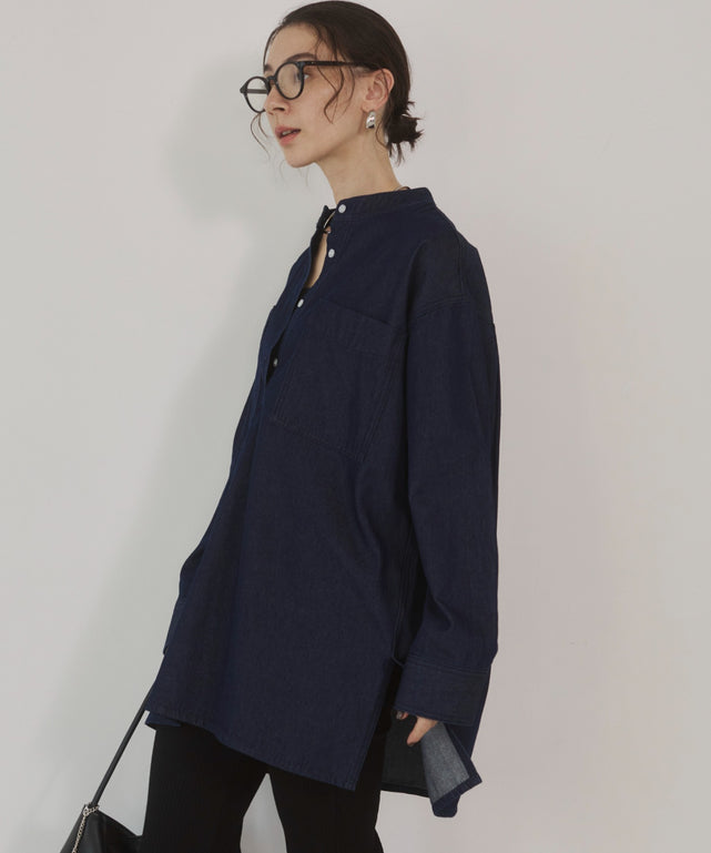 デニムチュニックシャツ