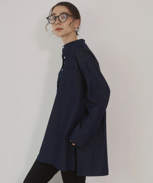 デニムチュニックシャツ