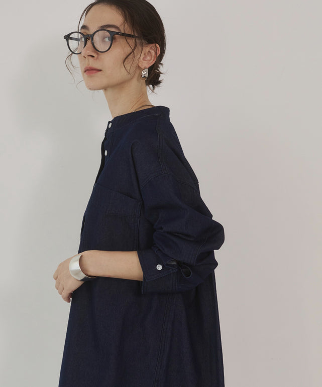 デニムチュニックシャツ