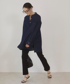 デニムチュニックシャツ