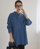 デニムチュニックシャツ