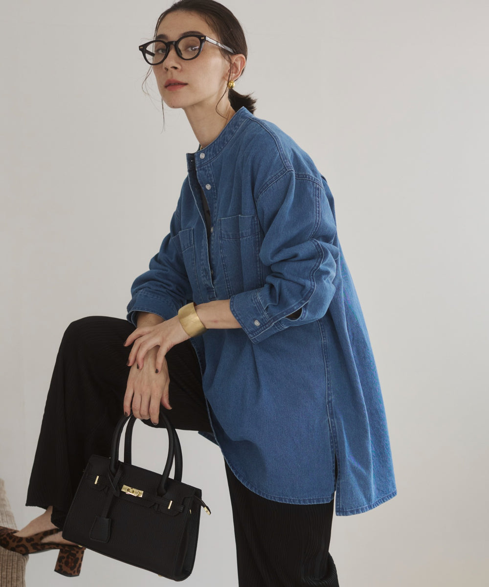 デニムチュニックシャツ