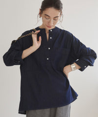 ネイビーバンドカラー / F