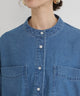デニムプルオーバーシャツ