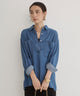 デニムプルオーバーシャツ