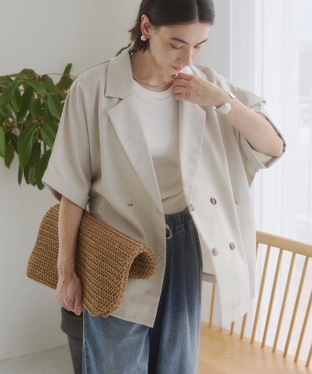 ♩美品♩ YONFA ハーフスリーブジャケット ハーフスリーブジャケット – WEGO ONLINE STORE