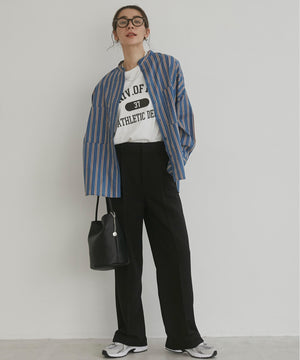 カレッジロゴプリントロンT