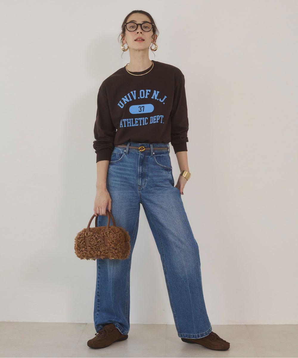 カレッジロゴプリントロンT