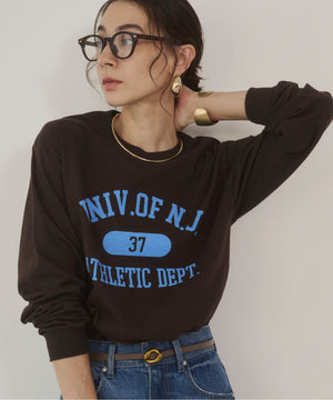 カレッジロゴプリントロンT