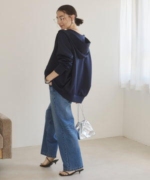 ダンボールジップアップフーディー