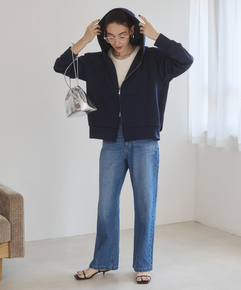 ダンボールジップアップフーディー