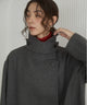 スタンドカラーハーフコート