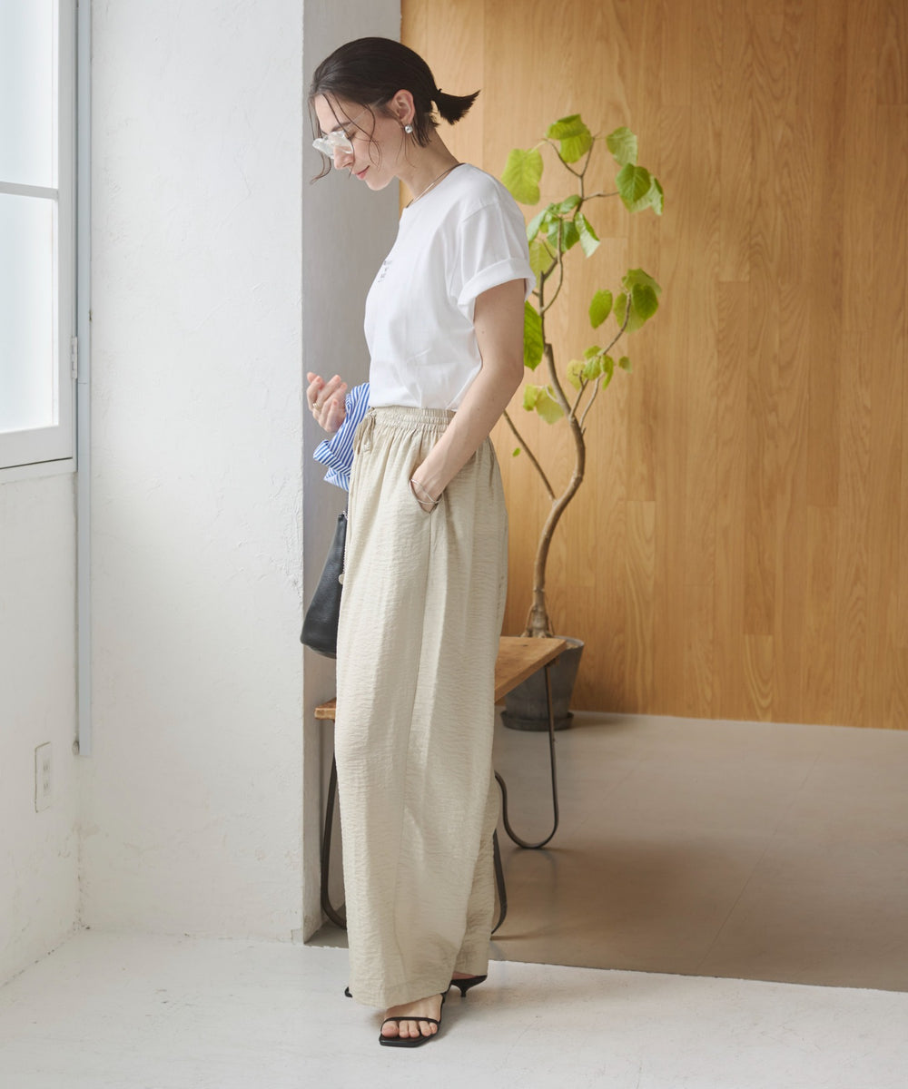 model:168cm　ホワイトアイボリー