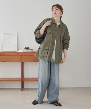 デニムイージーパンツ