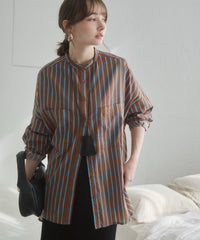 マルチストライプブラウン / M