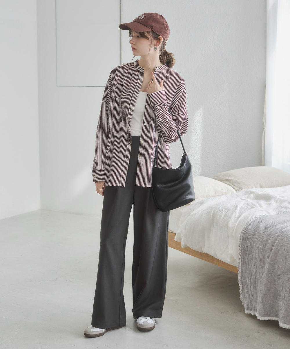 キャンブリックボイルオーバーシャツ