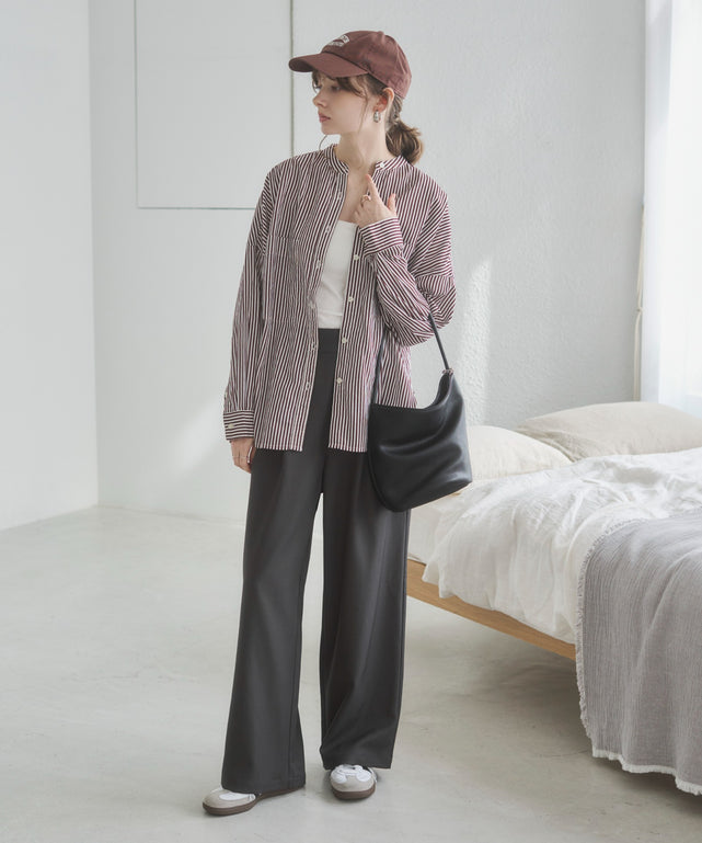 キャンブリックボイルオーバーシャツ