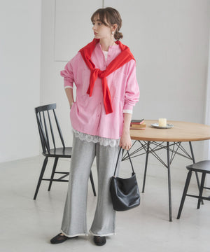 キャンブリックボイルオーバーシャツ