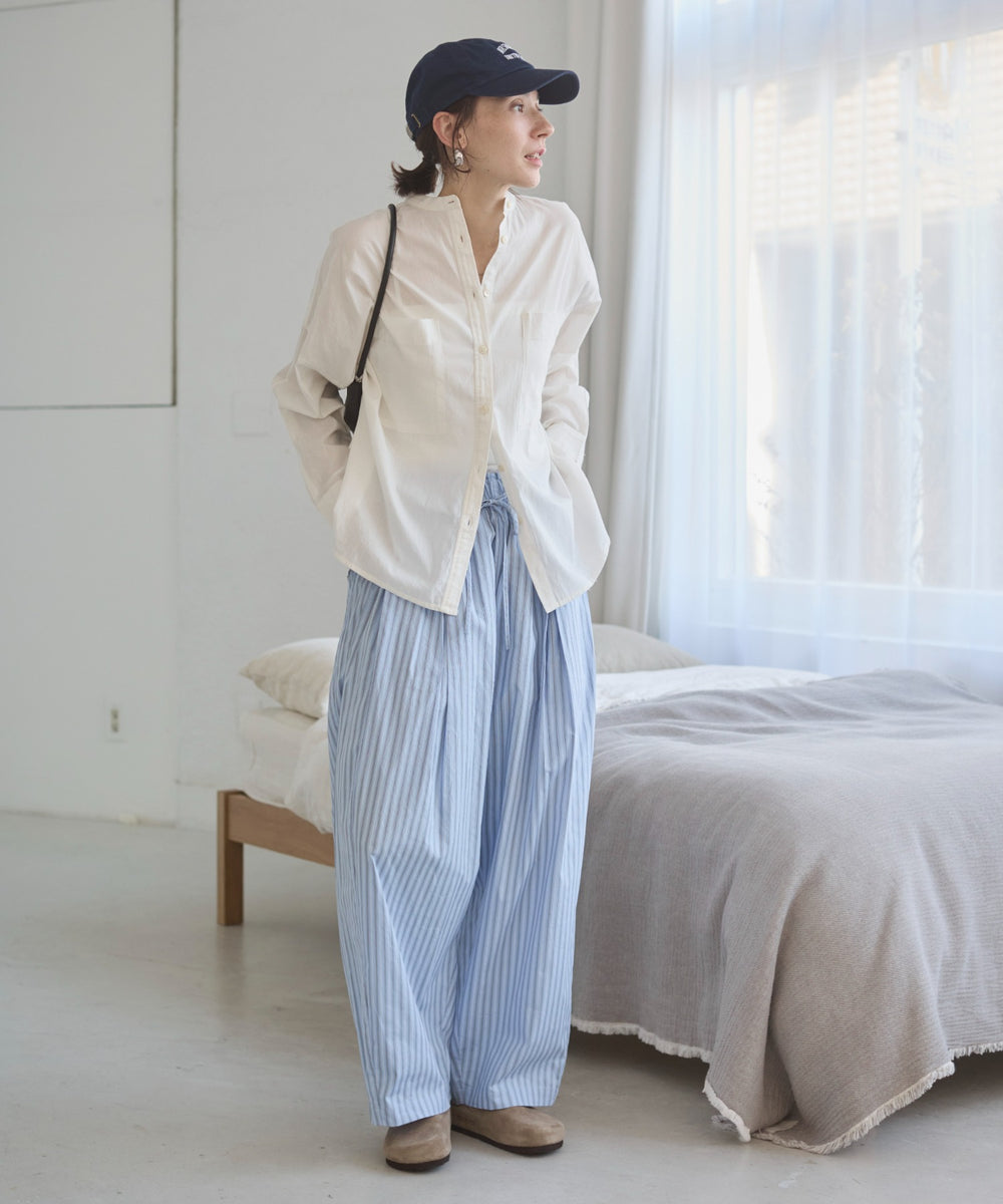 キャンブリックボイルオーバーシャツ